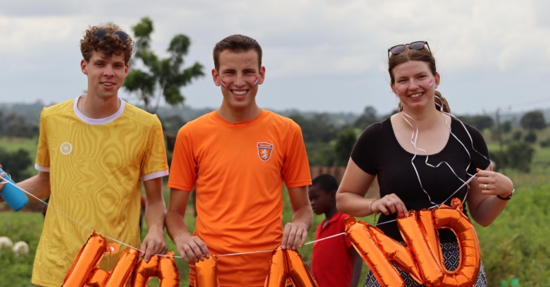 Holland was aanwezig voor de interland