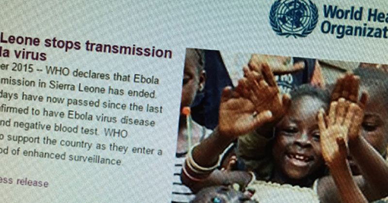 WHO verklaart Sierra Leone ebolavrij