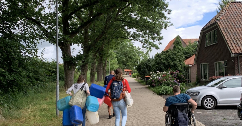 Onderweg naar de vlottenrace