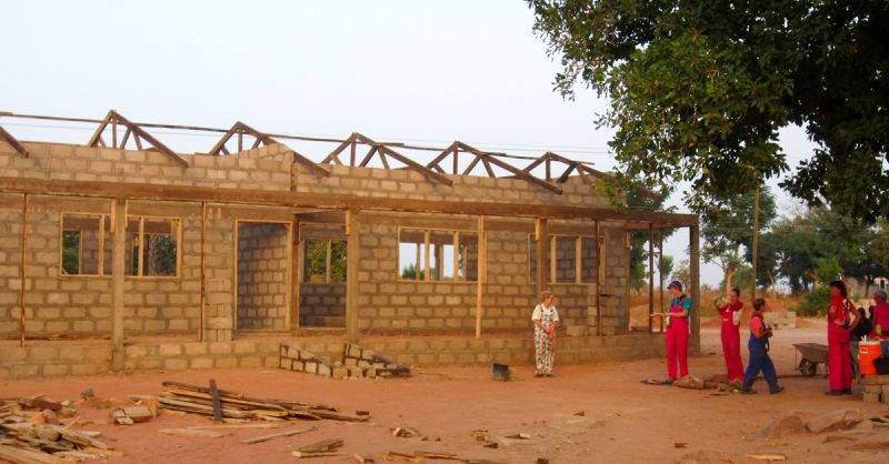 Archieffoto bouw Ghana