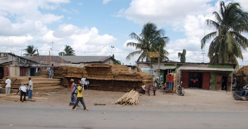 Straatbeeld (Archieffoto Tanzania)