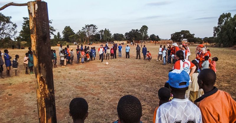 Archieffoto: penalty schieten in Malawi