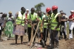 Preparations for ground breaking  ceremony 